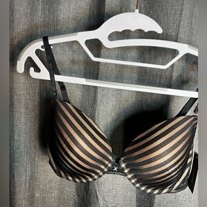 Fredricks of Hollywood Exxtreme Stripe Push-Up Bra